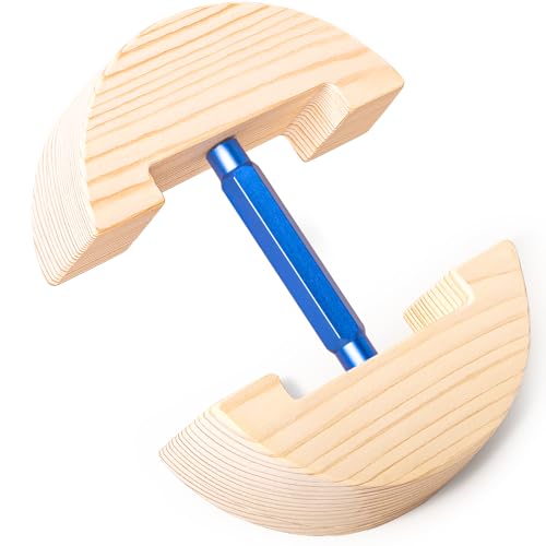 Image of Hat Stretcher for Fitted Hats, Cowboy Hat Stretcher Fitted Hat 7 to 8 1 /2, Adjustable Wooden Hat Jack Stretcher Fits All Caps