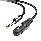 microfono condensador para grabar guitarra electrica [Duradero] La carcasa de PVC de alta calidad, el cobre sin oxígeno 20 AWG y el blindaje trenzado de cobre desnudo garantizan la estabilidad y la flexibilidad