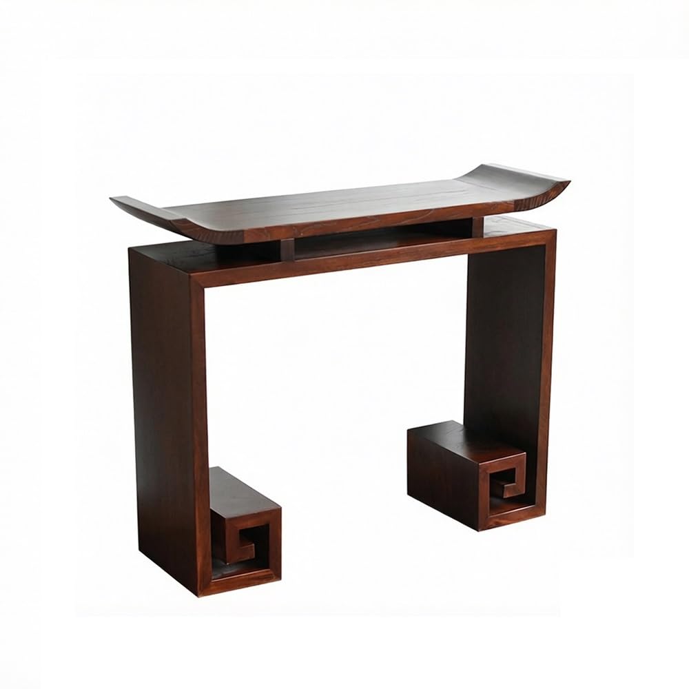 Tavola d'altare cinese Nuova consolle in legno di olmo in stile cinese | Accento Zen for ingresso/corridoio