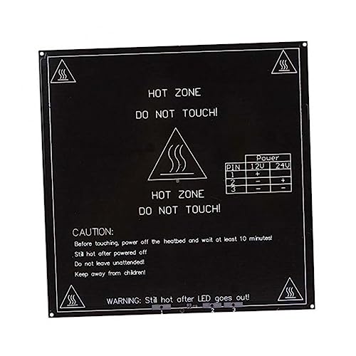 Mk2b 3d Printer Heatbed Pcb Heated Bed, Aluminum, 12/24v Dual Power