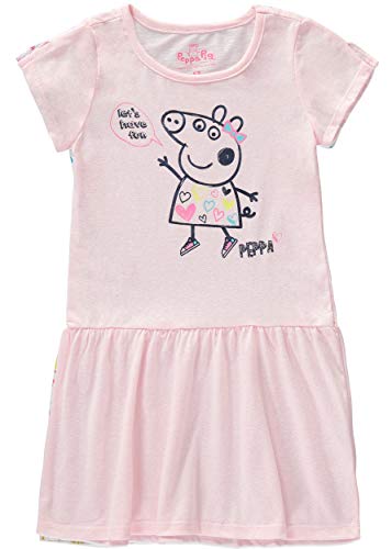 Peppa Pig Baby One Size Girls' Toddler Short Sleeve T-Shirt Dress 2 Pack3