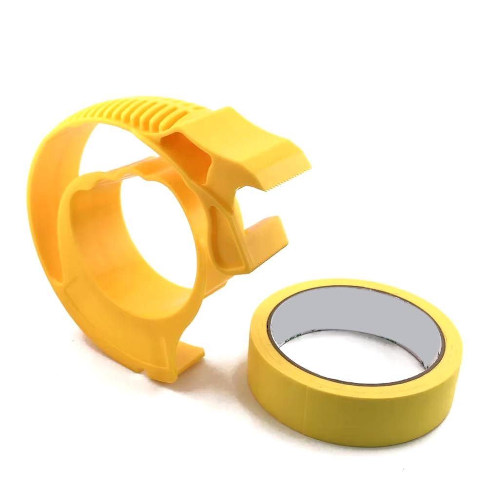 Littimoon Painter Masking Tape Applicator Dispenser Machine with Tape Cutting Tool for Repair and Beautify Crack in Tile