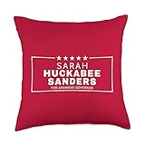 Sarah Huckabee Sanders 2022 Election Arkansas Governor Red Throw Pillow