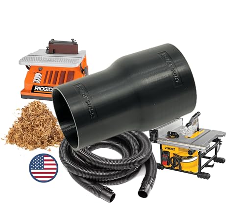 HuttonTOOLS Hose Adapter for 2-1/2" Dust Collection Ports (1-7/8" Hose)