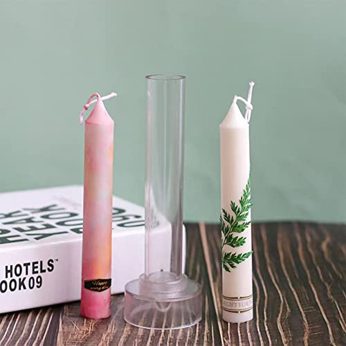 Lvqing2 Pillar Candle Molds - Plastic Cylinder Candle Molds - Taper Candle Molds - Candle Making Molds. Wicks, A Mold Sealer And 2 Wick Holders Are Included As Gifts. (Combination2) #TOP3