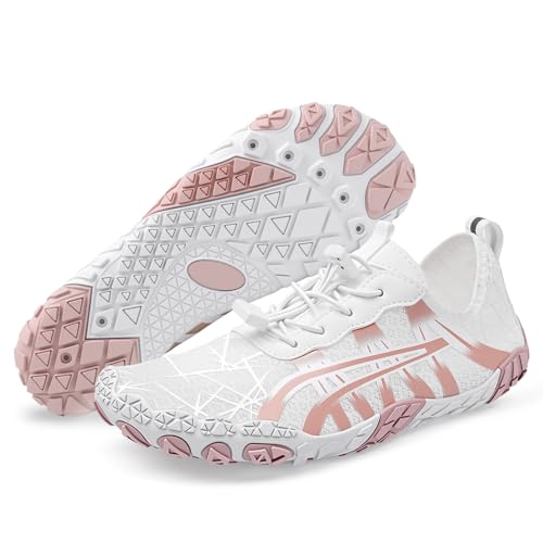 Image of ELETON Barefoot Shoes Women Men Footwear, Wide Toe Box Hiking Zero Drop Non-Slip Quick-Dry River Boat Pool Beach Water Shoes, Lightweight Swimming Running Walking Sneakers Unisex
