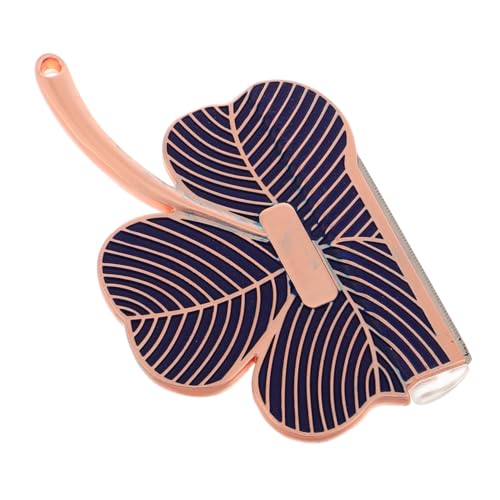 BIUDECO taglia sopracciglia tagliacapelli per donne tagliacapelli per sopracciglia per rifinire sopracciglia modellatore sopracciglia Acciaio inossidabile Viola,porpora