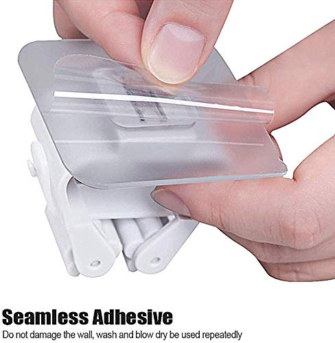 Neemay Broom Holder Wall Mounted, Mop Holders Broom Grippers Mop Racks Broom Holders Self Adhesive Hanger No Drilling Broom Holder Storage & Organization For Kitchen, Bathroom, Garden (6 Pcs) #TOP3