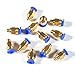 Diitao 24PCS PC4-M6 Pneumatic Fitting Push to Connect + PC4-M10 Straight Quick in Fitting for 1.75mm Filament,PTFE Tube Push Fitting Connector for 3D Printer (12*(PC4-M6 & PC4-M10))