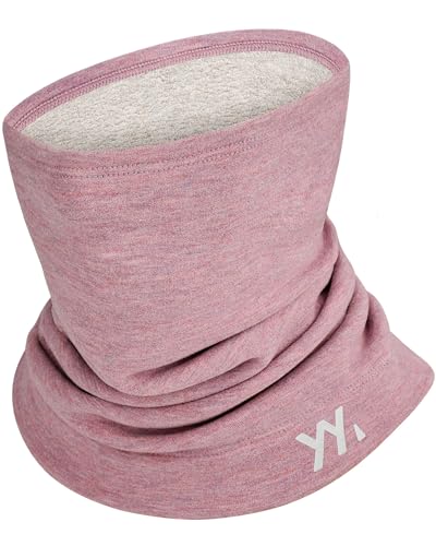 YANIKY Winter Fleece Schlauchschal, Winddicht Halstuch Warm Loop Schal, Multifunktionstuch Halswärmer für Herren & Damen Outdoor Aktivitäten