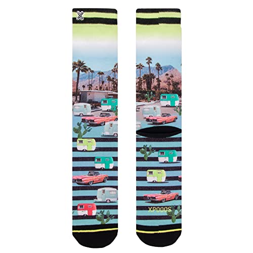 XPOOOS Palm Springs Chaussettes, Multicolore, S Homme Cover