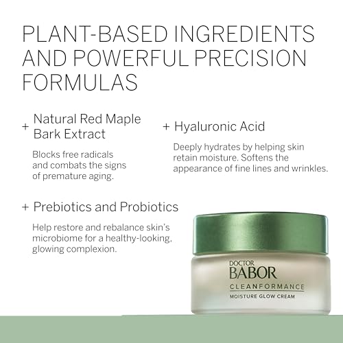 BABOR CLEANFORMANCE Moisture Glow Cream for Instant Hydration