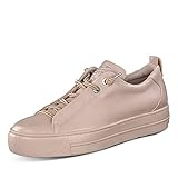 Paul Green 5017 Damen Sneaker Lackleder überwachte Produktion weich gepolstert, Groesse 39, rosé