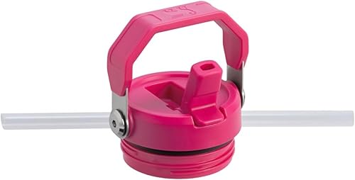 Miniatura 3 de Stanley Aerolight, botella Iceflow, tapa abatible con popote 2.0, 24 onzas, gris roca y rosa
