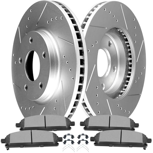 Image of SCITOO Front 11.41 inch Brake Pads and Rotors Kits Brakes Kits:31389;D855-7910