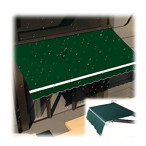 Toldo retráctil de repuesto para jardín creando un patio verde y fresco 2
