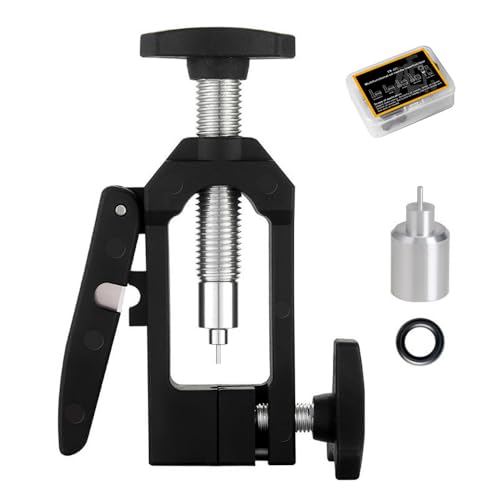 2 in 1 Lightweight Aluminum Alloy Hydraulic Hose Cutter & Needle Driver Insertion Tool for Bicycle Brake Repair, MTB Road Bike Oil Line Cutting and Fitting Installation