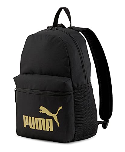 Miniatura 4 de Puma Phase Backpack Mochilla, Unisex Adulto, Black Golden Logo, Talla Única