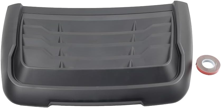 FSFY 1 Pc Vent Hood Vents Scoop Bonnet Cover ABS Matt Black For Ford For XLT XLS XL 2015-2022