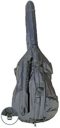 Westbury 22mm Padded Upright Double Bass Gig Bag Case 3/4 Size WITH WHEELS