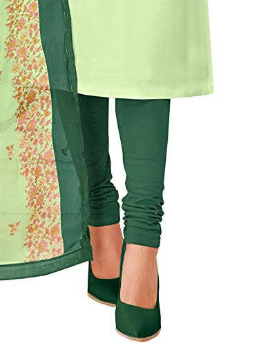 Image of AKHILAM Women's Chanderi Cotton Embroidered Unstitched Salwar Suit Material(Red 32DMK80 Parent)