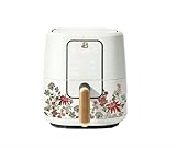 Beautiful 3 Qt Air Fryer with TurboCrisp Technology, EverGood Ceramic Nonstick Coating, by Drew Barrymore (Wildflower White Icing)