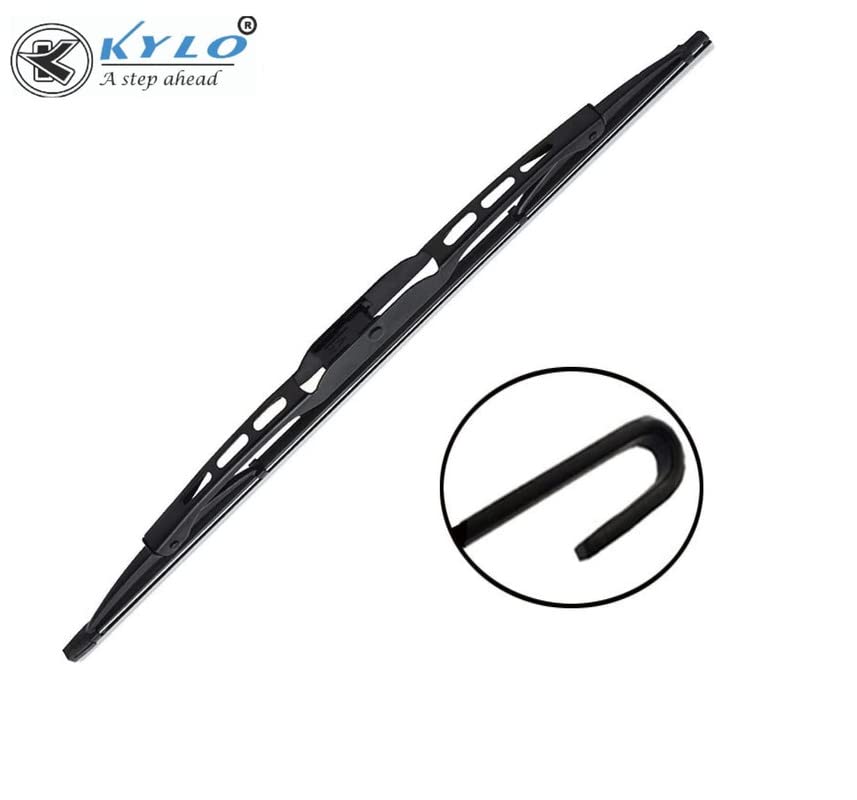 Image of Kylo Windshield Wiper For New Santro / Conventional And Traditional Metal Type Windshield Wiper Blades / Perfect Fitting Windshield Water Repellency Scratch Proof Cleaning Metal Wiper Blades
