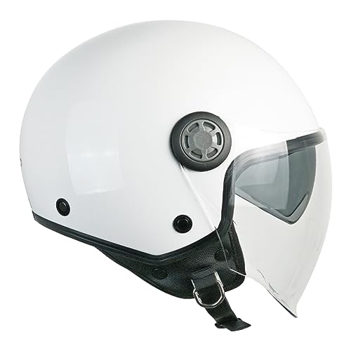 Casco Abierto SKA-P 1SHA Zen Mono Blanco M para tus trayectos diarios en scooter