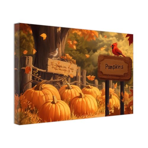 ZXHYWYM-Autumn-Pumpkin-Wall-Art-Fall-Pictures-Prints-Canvas-Painting-Red-Cardinal-Thanksgiving-Halloween-Decor-for-Kitchen-Home-Framed-Orange-1200-x-1800 ZXHYWYM Autumn Pumpkin Wall Art Fall Pictures Prints Canvas Painting Red Cardinal Thanksgiving Halloween Decor for Kitchen Home Framed Orange 1200 x 1800