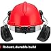 NoCry 6-in-1 Industrial Chainsaw Helmet with Face Shield and Ear Muffs - Includes Mesh and Clear Plastic Face Visor - ANSI Z89.1 Certified Forestry Helmet