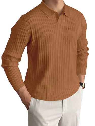 Image of Noble Monk Relax Fit |Textured| Lycra | Polo Neck T-Shirt