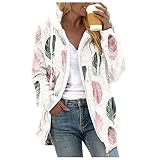 Jacke Damen, Weber Jacken Regenponcho Wasserdicht Fell Mantel Gefütterte Lederjacke Kunstpelz Jacke Regen Trenchcoat Hv Jacke Mango Trenchcoat Selected Blazer Stretch(Rosa, XXL)