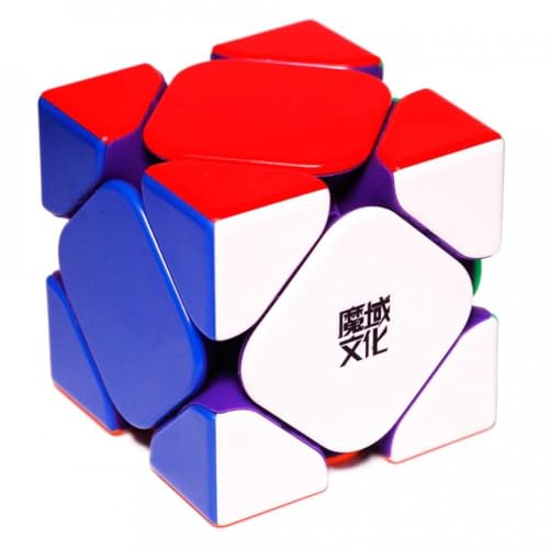 Image of MoYu RS Skewb Magnetic Speed Cube | MagLev Technology, Adjustable Compression & Frosted Finish | Strong Magnetism & Fast Turning Skewb Puzzle