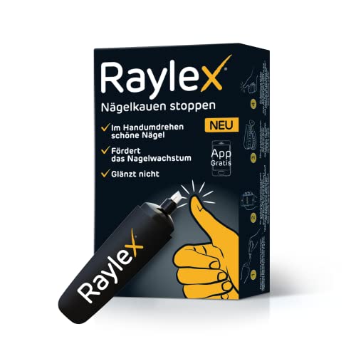 Raylex Pen gegen Fingernägel kauen für Erwachsene & Kinder ab 3 - Bitterer und regenerierender Nagel Pen gegen Nägelkauen - Kleines Anti Nagelkauen Mittel - Nägel kauen Stop für Nagelkauer