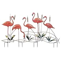 Algopix Similar Product 6 - Tropical Flamingo Garden Stakes