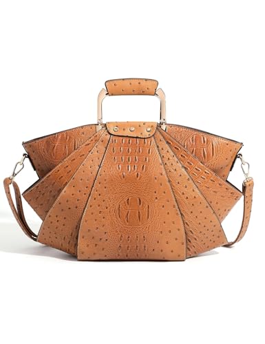 Image of Bag Woman Large Capacity Leather Purse Fashion Designer Metal Top Handle Handbags Women Crossbody Large Bags for Women Tote