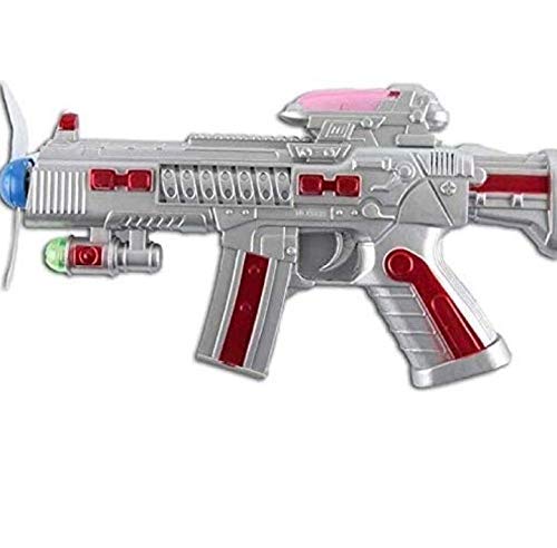 Image of RKZ Battery Operated Musical, Lighting Toy Gun for Kids with Moving Fan - Kids Gun Toys for Boys /Girls - Multi Color