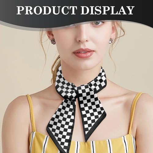 4 Pcs Elegant Satin Purse Scarf, 34 Inch Length, Decorative Handbag Handle Wrap4