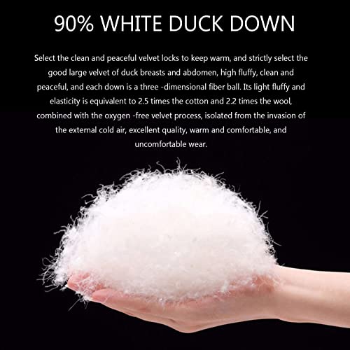 Generic Casaco quente tamanho grande jadket comprimento manga longa jaqueta puffer masculina casual