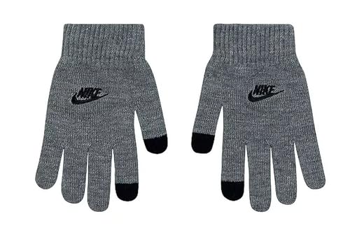 Image of Nike Kids Grade School Futura Club Beanie Hat & Gloves Set Youth Boys Girls