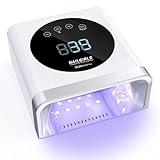 NAILGIRLS UV Nail Lamp, 150W Professional Nail Dryer for Gel Polish Curing Light Machine, with Automatic Sensor and LCD Display for Home Nail Salon