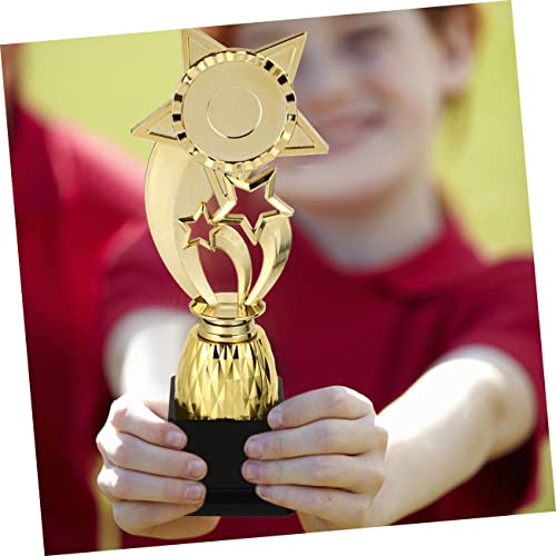 STOBOK 6 Pçs Troféu Pentagrama Presentes Infantis Mini Troféu Decoração De Festa De Troféu Prêmio Cr