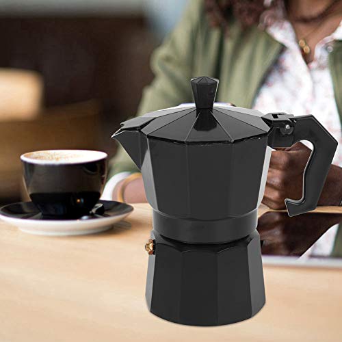 Haokaini Stovetop Espresso Maker 3 Cup Coffee Maker Pot 150Ml Aluminum Multi- Stove Moka Pot Dishwasher- Safe Italian Style Caffe Machine Kitchen Accessory #TOP1