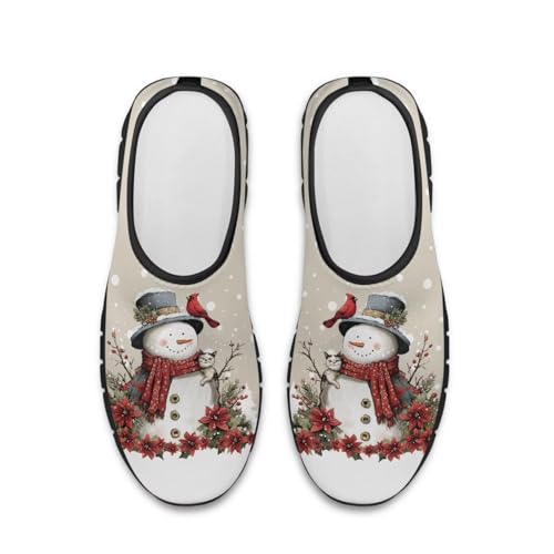 JoyLamoria House Shoes for Women Low Top Fashion Soft Non Slip Loafer Comfortable Holiday