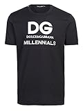  Dolce & Gabbana Herren T-Shirt T-Shirt Gr. 36(UK)/46(IT)/46(EU), Schwarz