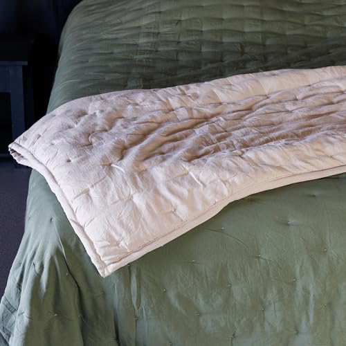 Plaid microfibre Celeste Linnea douceur infinie brodée main