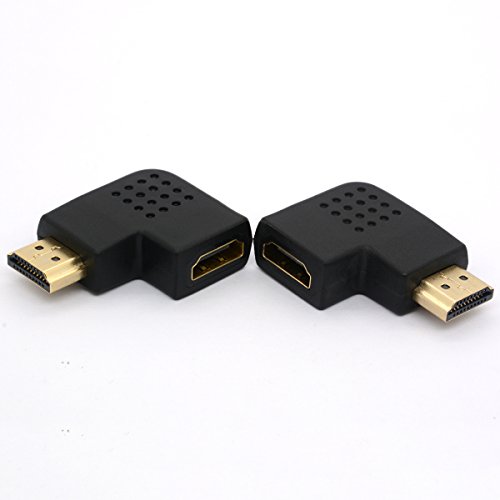 Adaptador HDMI en ángulo ideal para optimizar el espacio detrás del televisor de pared 5