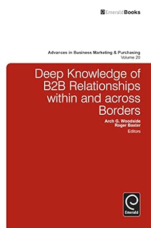 Deep Knowledge of B2B Relationships Within and Across Borders: 20 book cover