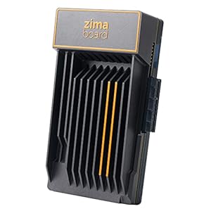 ZimaBoard 832 Single Board Server Router X86 Single Board Computer Personal Cloud Network Attached Storage 4K Media Server Dual Gigabit Gateway – PCIe x4 SATA 6.0 Gb/s for HDD/SSD