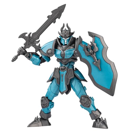 Lich Glacier Armor Knight Action Figure Toy, Multi-Jointed Movable Dummy Medieval T13 Articulated Robot Figure, Fantasy Warrior Undead Death Knights Paladin Display Model (Assembly Required)